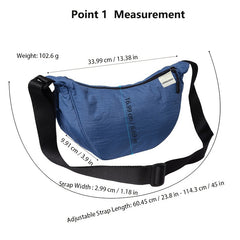 OMOUBOI Small Crossbody Bag Durable Waterproof Sling Bag for Men & Women