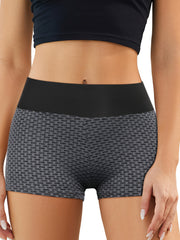 Honeycomb Yoga Shorts With Pocket Women's Activewear