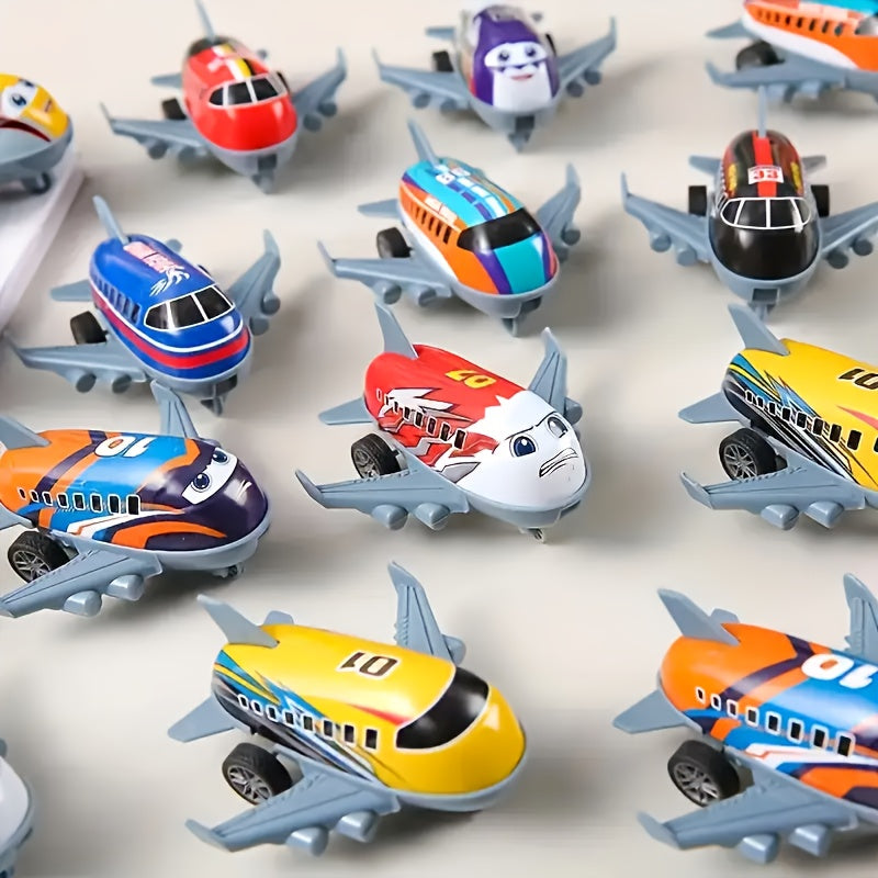 Plastic Airplane Set Inertia Drive - Perfect Party Favors
