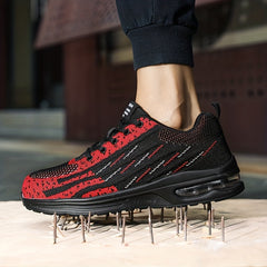 Air Cushioned Safety Shoes Puncture Proof Work Shoes Sneakers