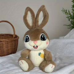 Valentine Bunny Plush Toy - Soft Stuffed Animal - Bedroom Decor Gift