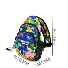 Kids Multinational Backpack Crossbody Bag Dinosaur Car Mermaid Design