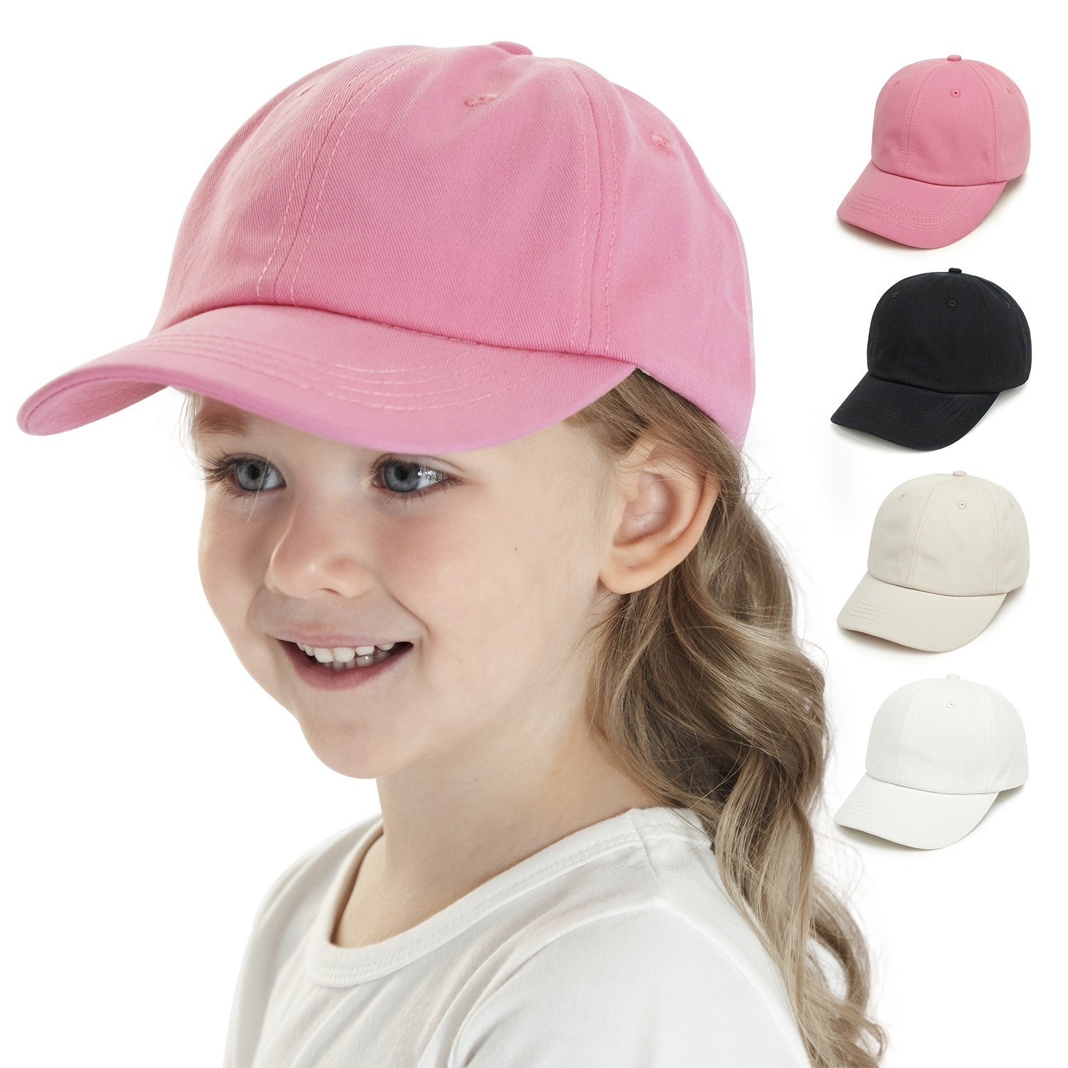 Kids Baseball Cap Sun Protection Sunshade Hat for Boys and Girls