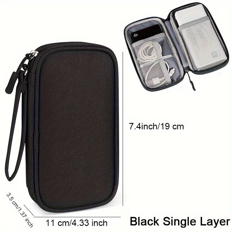 Travel Cable Organizer Bag Pouch Electronic Accessories Carry Case
