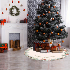 Farmhouse Christmas Tree Skirt Rustic Holiday Decorations
