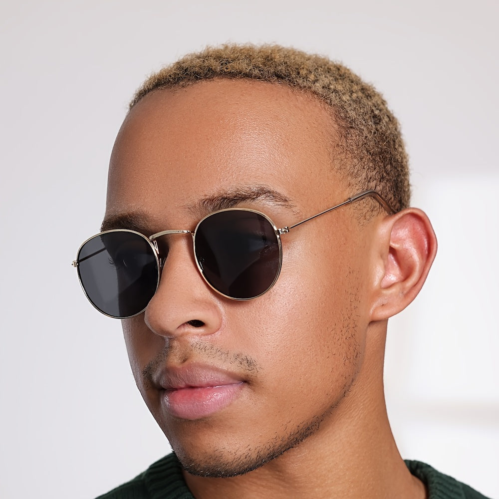 LeonLion Retro Round Sunglasses Vintage Style Men Women Small Glasses