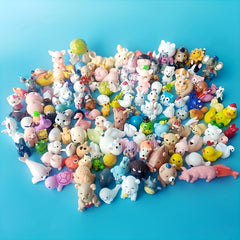 29pcs Resin Dolls Game Animal Figures Duck and Rabbit for Garden Landscaping