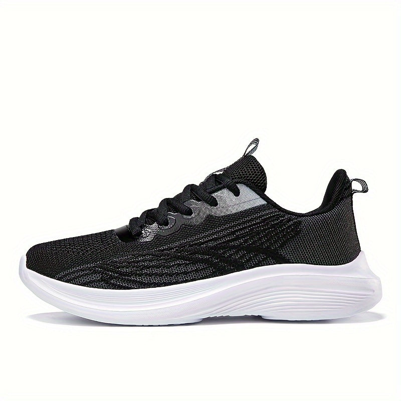 Women's Lace Up Sporty Running Shoes Breathable Mesh Sneakers
