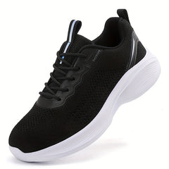 Men's Lightweight Woven Running Shoes Breathable Outdoor Sports Shoes