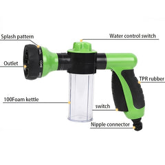Portable Automatic Foam Gun High Pressure Water Gun Nozzle Spray