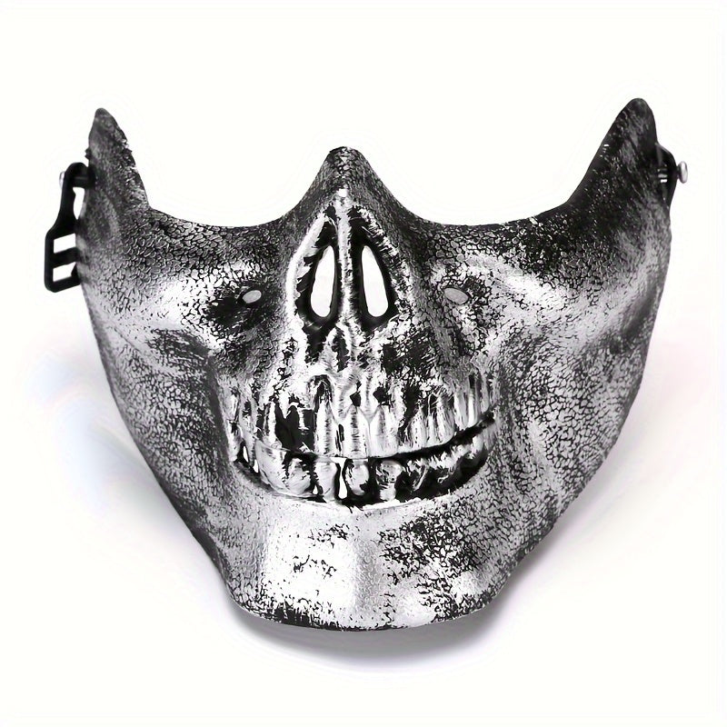 Halloween Skull Half Face Mask Stage Show Horror Ghost Mask
