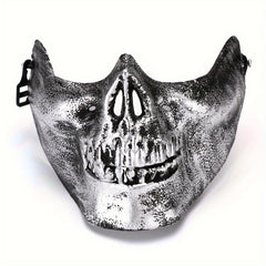 Halloween Skull Half Face Mask Stage Show Horror Ghost Mask