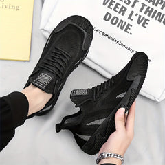 Men's Lace up Sneakers Lightweight Walking Shoes Comfortable and Breathable