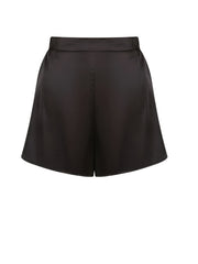 Satin Pajama Shorts Elastic Waist Lounge Pants