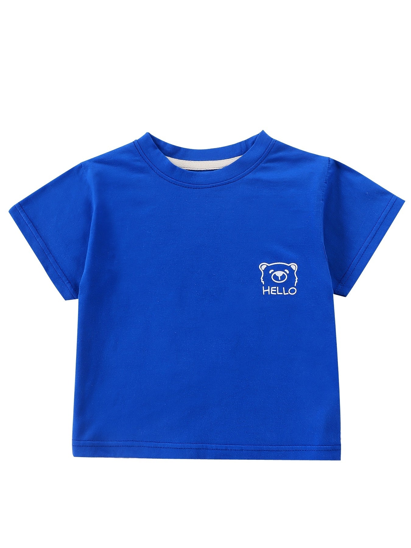 Boys Summer Soft Short Sleeve Tees Kids Cotton Casual Sports T shirt