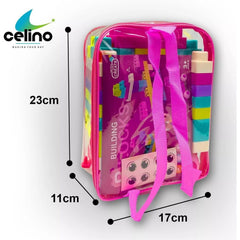 50 Pcs Soft Silicone Building Blocks Toy for Kids DIY Bricks