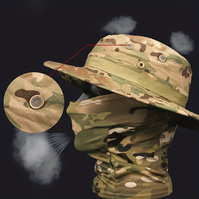 Stay & Protected Camo Boonie Hat for Outdoor Sports