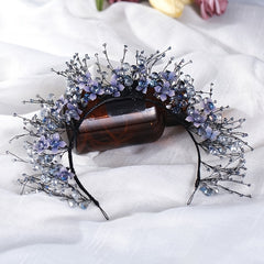 Bride Crystal Hair Band Headwear Wedding Dress Accessories