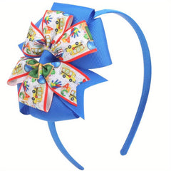 Double Layer Bow Hair Band Sweet Hair Accessories Ribbons Bow Headband