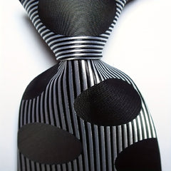 Men's Polka Dots Pattern Wide Necktie - Great Gift for Men