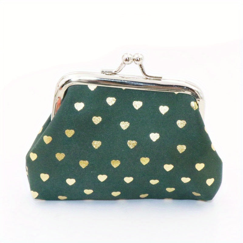 Cartoon Heart Pattern Coin Purse Bag Key Bag Money Bags