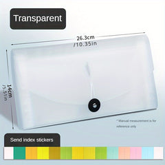 13 Grid Mini Bill Bag Invoice Storage A5A6 Clip