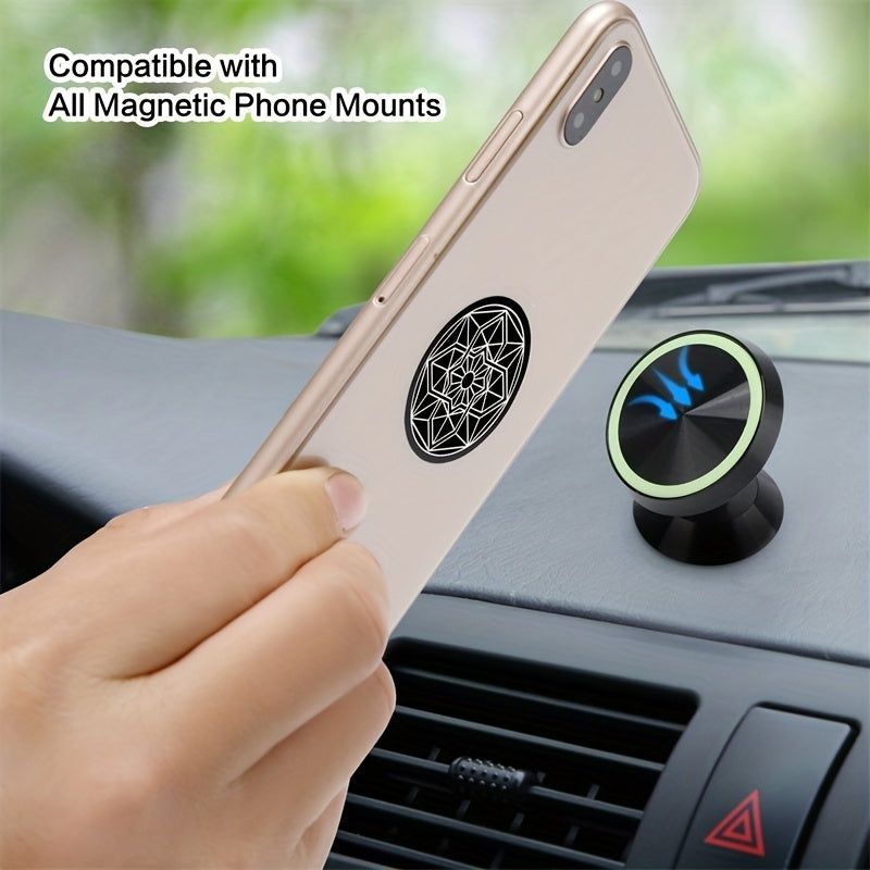 Metal Plate 5 Pack for Magnetic Cell Phone Car Mount GPS Holder