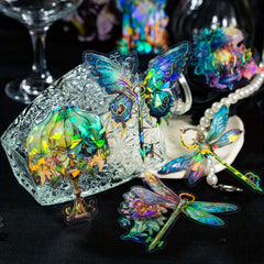 Dream Land Ice Crystal Laser Stickers 10pcs Pack