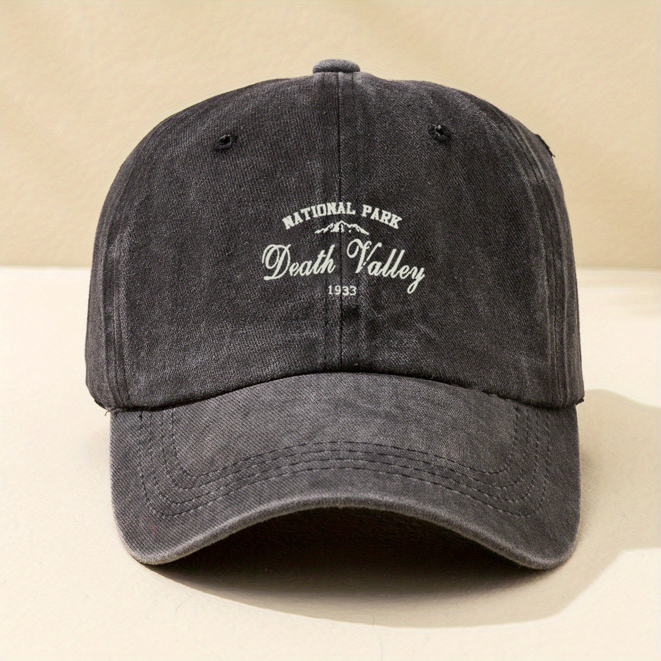 DEATH VALLEY Baseball Cap Vintage Washed Sunshade Sports Hat Women Cotton Dad