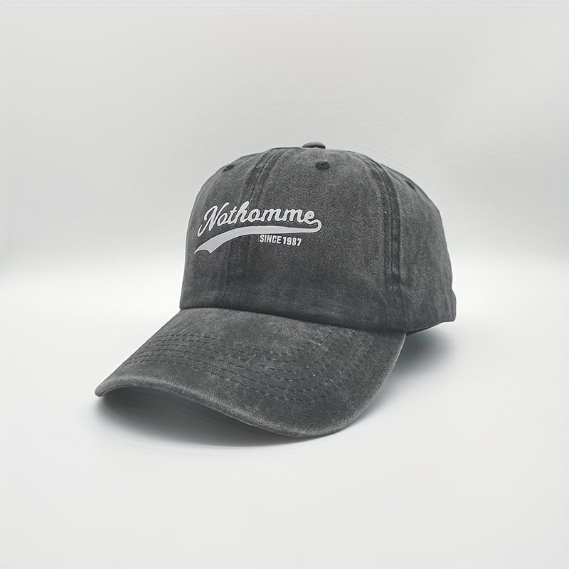Nothomme Since1987 Pattern Unisex Vintage Baseball Cap