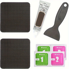 Trampoline Patch Repair Kit 10 16cmX 10 Square Patch Repair Tear Hole In Mat