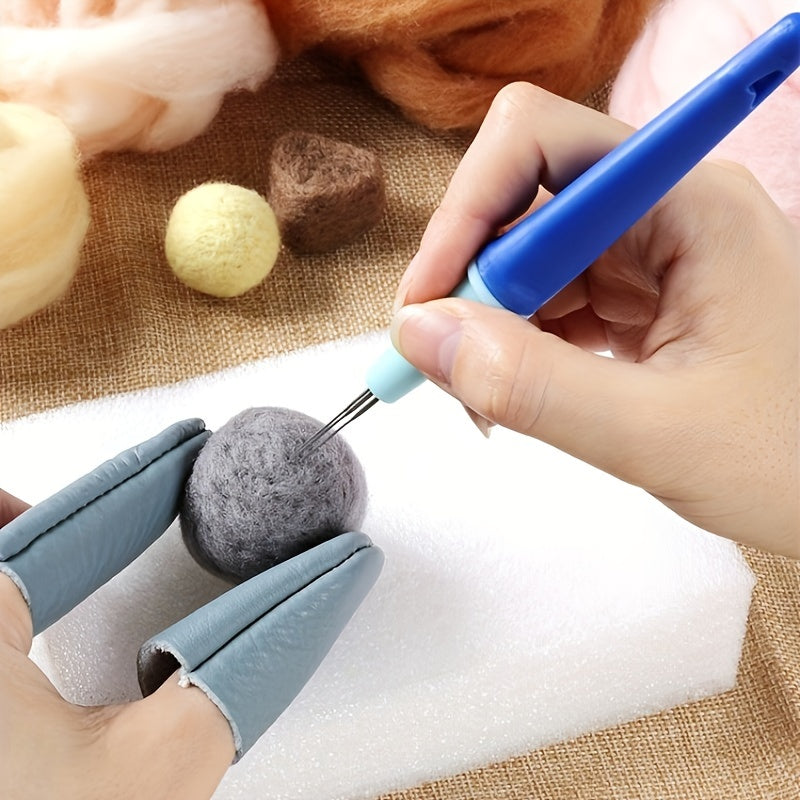 1pc Felting Needle Punch Pen With 3 7 Needles Set Tool For DIY Craft