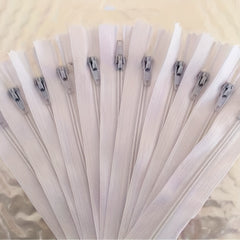 10pcs 3 Nylon Roll Zipper for Sewing Crafts, Skirts Pants, Backpacks, 4-24 Inch