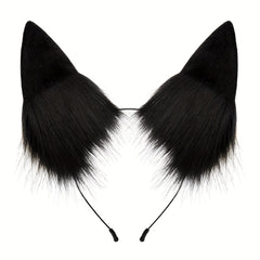 Wolf Dog Cosplay Set Ears Headband & Tail Halloween Masquerade Parties