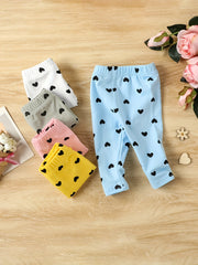 5pcs Toddler Baby Leggings Elastic Waist Pants Set