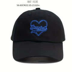 Embroidery Sunshade Baseball Cap Outdoor Peaked Cap