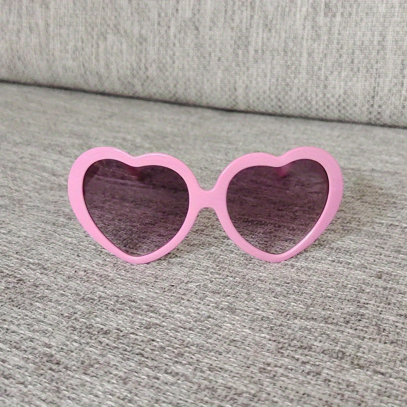 Cartoon Heart Frame Y2K Sunglasses Sun Protection for Kids