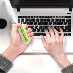 Adult Keyboard Keychain Relaxation Toy Multicolor Novelty Gift for Halloween