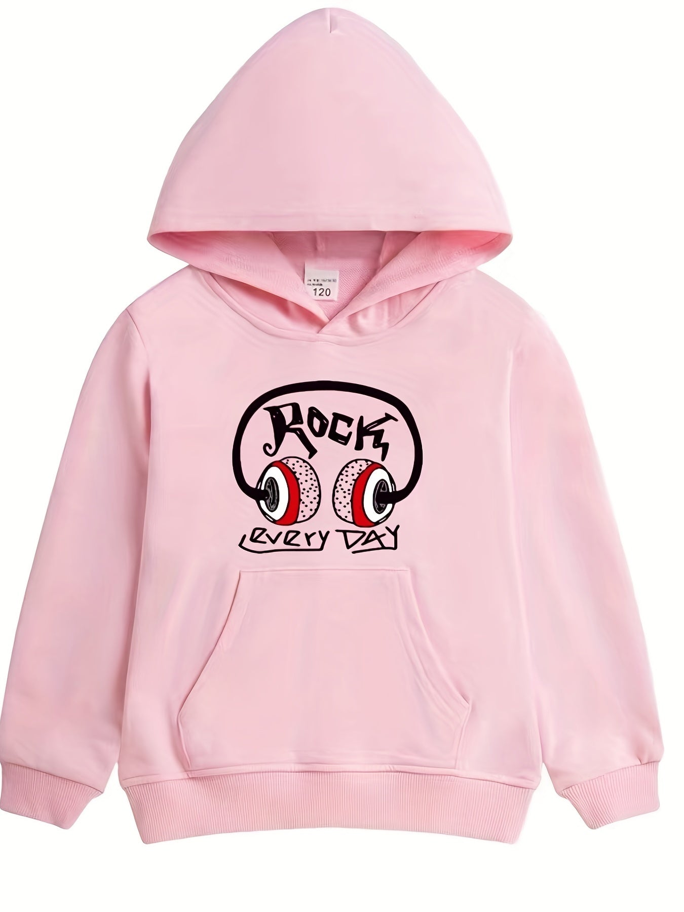 Headphone And ROCK EVERY Boys Hoodie for Kids