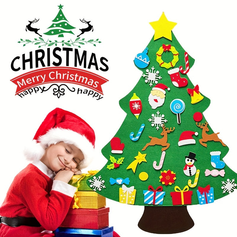 Felt Christmas Tree DIY Material Package for Kids