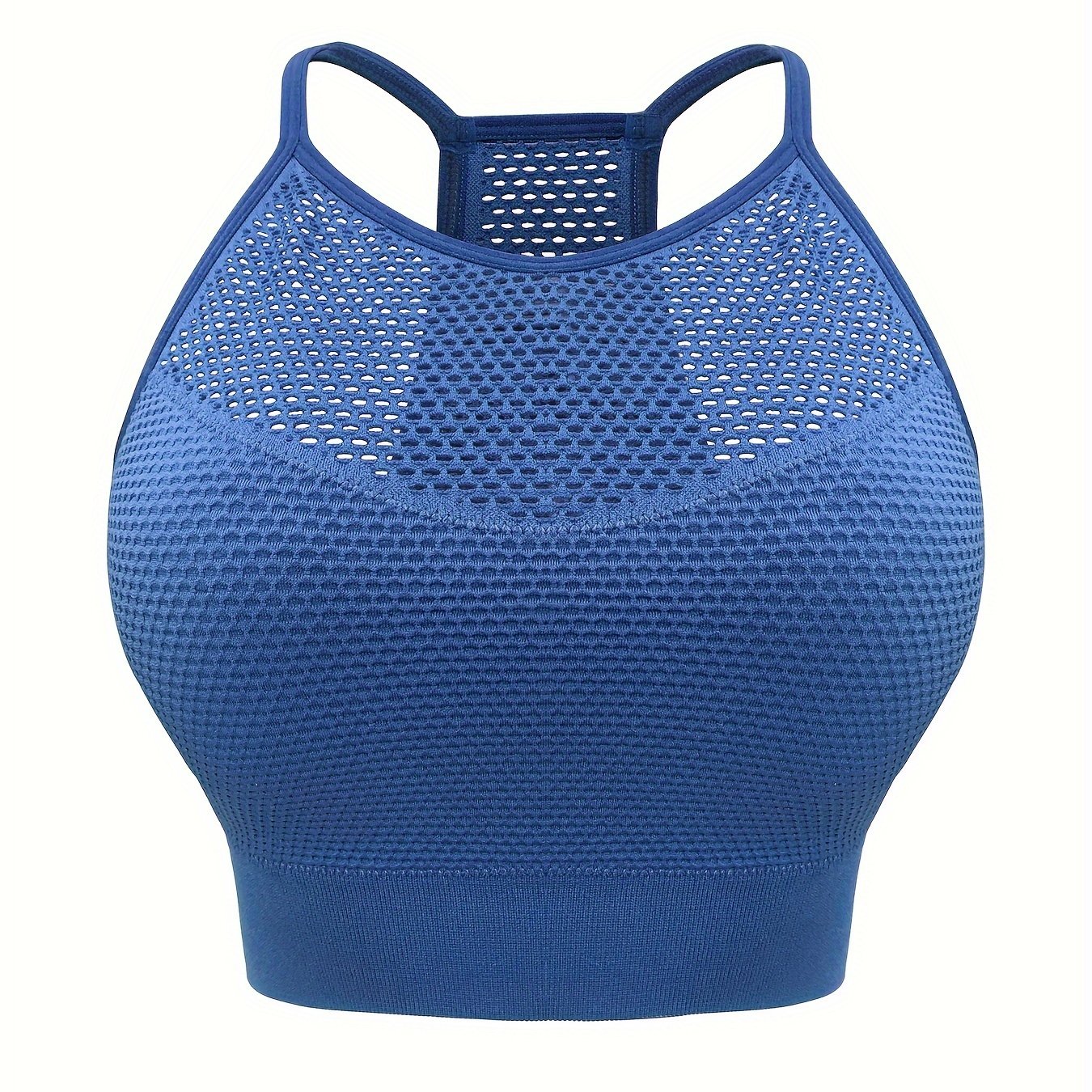 Plus Size Seamless Racer Back Bra with Removable Pads