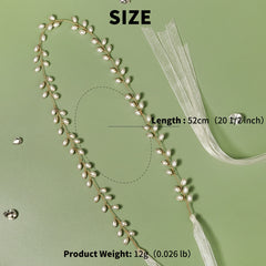 Faux Pearls Bridal Wedding Belt Accessories