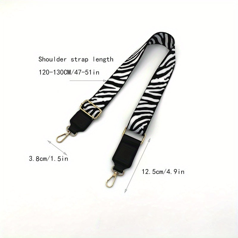 Geometric Print Shoulder Bag & Handbag Nylon Replacement Strap