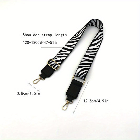 Geometric Print Shoulder Bag & Handbag Nylon Replacement Strap