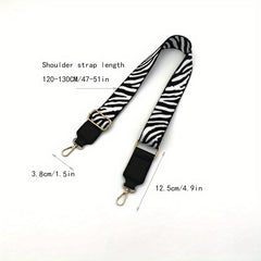 Geometric Print Shoulder Bag & Handbag Nylon Replacement Strap