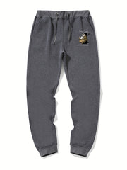 Panda Print Men's Drawstring Sweatpants