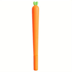 Carrot Shaped Gel Pen for Students & Office Workers