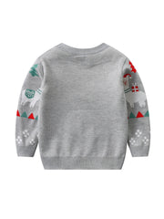 Boys Christmas Alpaca Knit Sweater