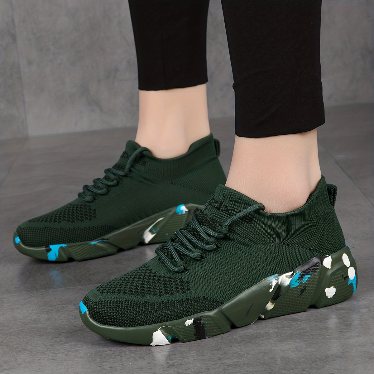 Breathable Flying Woven Sneakers for Women