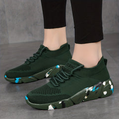 Breathable Flying Woven Sneakers for Women